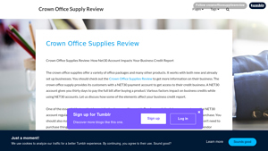 Crown Office Supplies - NET30 Account Insights