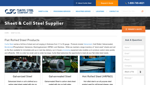 Curtis Steel Company - Sheet and Coil Products