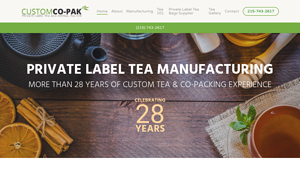 Custom Co-Pak - Private Label Tea Manufacturing