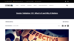 Customodal - Vendor Validation Solutions