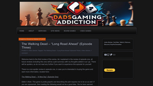 Dads Gaming Addiction - The Walking Dead: Long Road Ahead