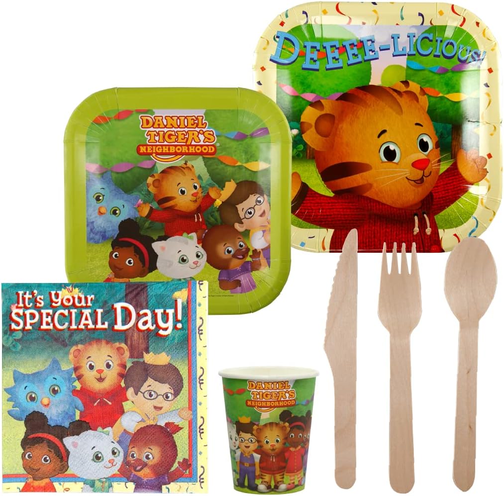 A stock image illustrating daniel tiger party supplies concepts