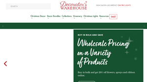 Decorators Warehouse - Wholesale Christmas Decorations