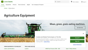 Deere - Agricultural Equipment & Tractors