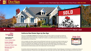 Dee Sign California - Real Estate Signs