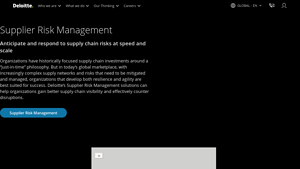 Deloitte - Supplier Risk Management Solutions