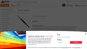 Delphi Glass - Mosaic Supplies