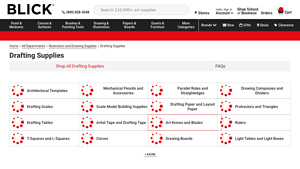 Dick Blick - Drafting Supplies