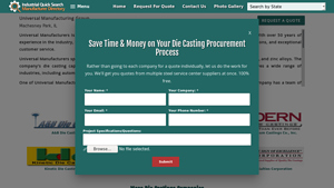 Universal Manufacturing Group - High-Pressure Die Casting Parts