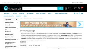 Discount Computer Depot - Wholesale Refurbished Computers