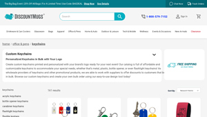 Discount Mugs - Custom Keychains