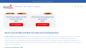 Discount Party Supplies - Dirt Bike Decorations