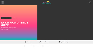 Los Angeles Fashion District - Apparel, Accessories, and Footwear