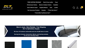 DLT Upholstery Supply - Vinyl, Foam & Performance Fabrics