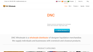 DNC Wholesale - Designer Liquidation Merchandise