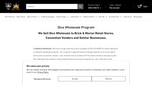 DND Dice - Wholesale Dice Selection