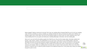 Dollar Tree - Bulk Wedding Supplies