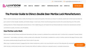 Doorwin - Double Door Mortise Locks