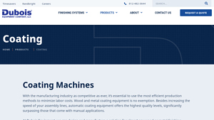 Dubois Equipment - Coating Machines