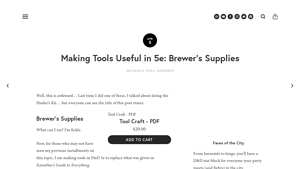 DumpStat Adventures - Brewer's Supplies