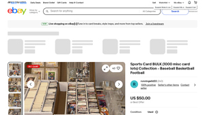 Sports Card Bulk Collection - 1000 Misc Cards