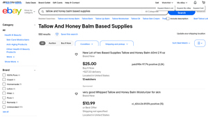100% Pure - Tallow and Honey Balm