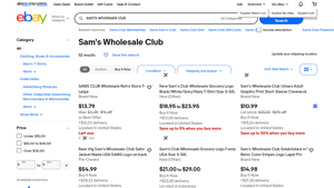Sam's Wholesale Club - Unisex Adult Graphic Print T-Shirt