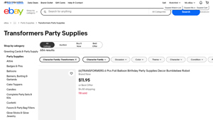 Transformers - Party Supplies