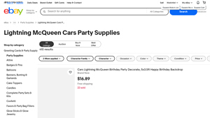 Disney - Lightning McQueen Party Supplies