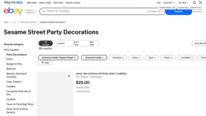 Amscan - Sesame Street Party Decorations