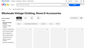 eBay - Wholesale Vintage Clothing & Accessories