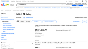 Stitch - Birthday Party Supplies