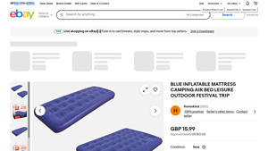 Kindfisher - Blue Inflatable Mattress