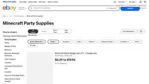 Minecraft - Party Supplies