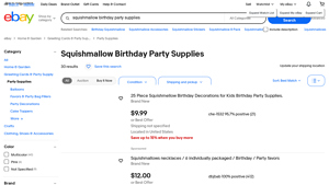 Squishmallow - Birthday Party Supplies
