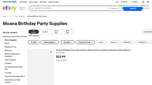Moana - Birthday Party Supplies