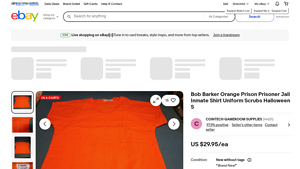 Bob Barker - Orange Prisoner Jail Inmate Shirt