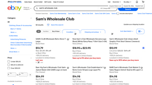Sam's Wholesale Club - Graphic Print T-Shirt