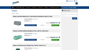 Snyder - 750GAL Low Profile Nexgen D2 Septic Tank