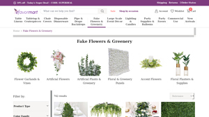 eFavormart - Real Touch Green Artificial Silk Rose Leaf Table Garland
