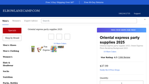 Elbow Lane - Oriental Express Party Supplies