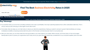 ElectricityRates.com - Business Electricity Comparison
