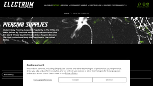 Electrum Supply - Sterilized Body Piercing Needles