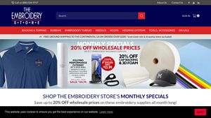 Embroidery Store - Embroidery Supplies