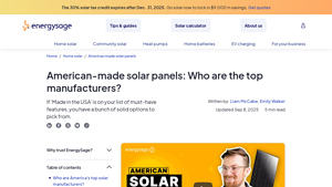 First Solar - Commercial Solar Panels