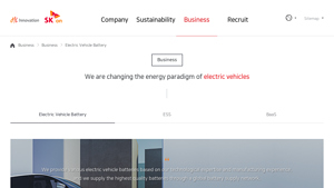SK on - Electric Vehicle Batteries