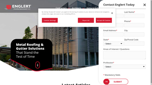 Englert Inc. - Metal Roofing & Gutter Systems