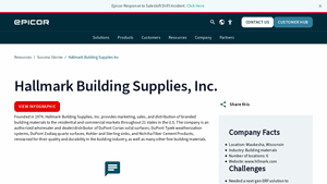 Hallmark Building Supplies - DuPont Corian, Tyvek, Zodiaq, Kohler, Nichiha
