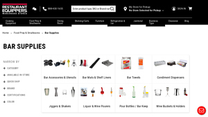 Equippers - Bar Supplies & Accessories