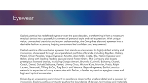EssilorLuxottica - Diverse Eyewear Portfolio